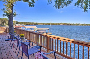 Waterfront Home in Tool with Dock, Fire Pit and Patio!